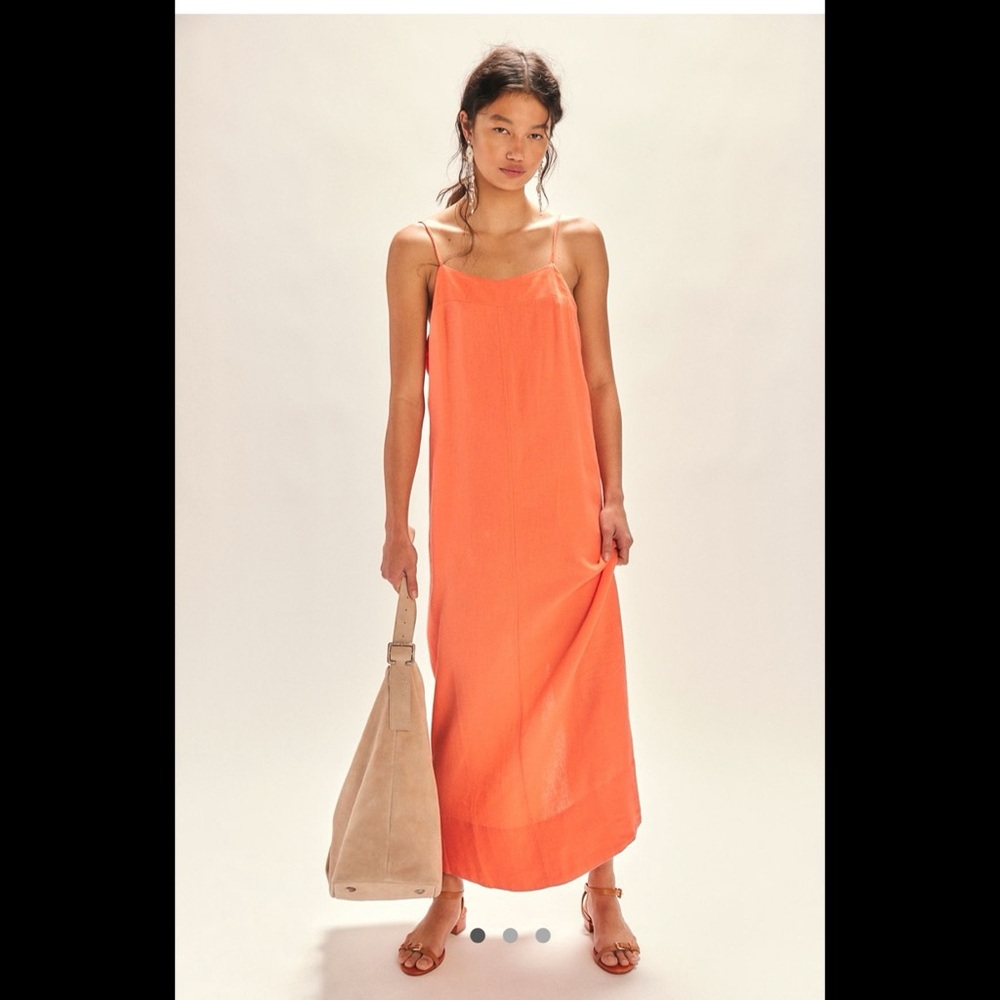Free People Aspen Linen Maxi Dress